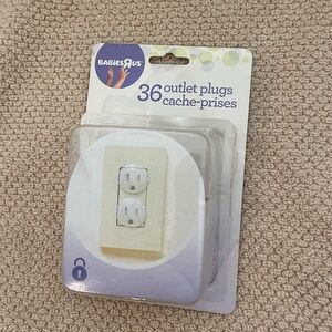 BabiesRUs White Outlet Safety Plugs
